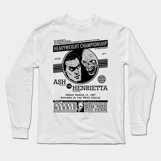 Ash "Ashy Slashy" vs. Henrietta Long Sleeve T-Shirt by GritFX